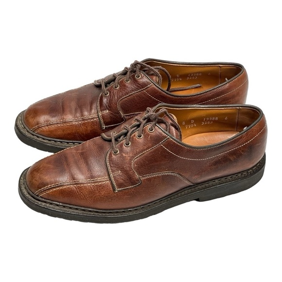 Allen Edmonds Mapleton Oxford Shoes Brown Leather Lace-Ups Men\'s 8D main image 6
